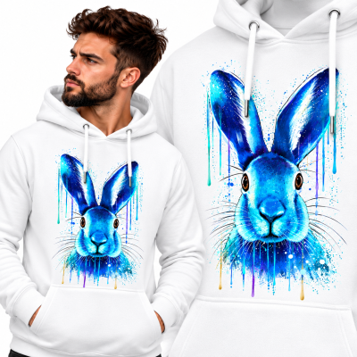 BLUZA Z KAPTUREM ZWIERZĘTA KRÓLIK